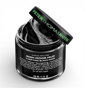 New Sealed Peter Thomas Roth Irish Moor Mud Black Mask Luxury Jumbo Size - 6.80z